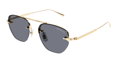 Montblanc Sunglasses Mens In Gold Grey MB0404S-001