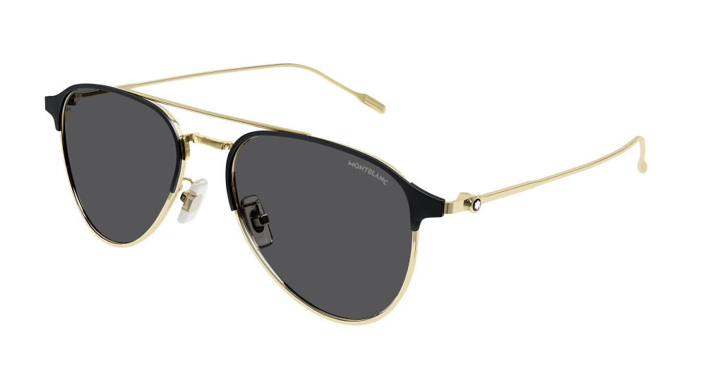 Montblanc Mens Sunglasses In Gold Smoke MB0190S-001