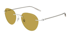 Montblanc Sunglasses Mens In silver Yellow MB0428S-005