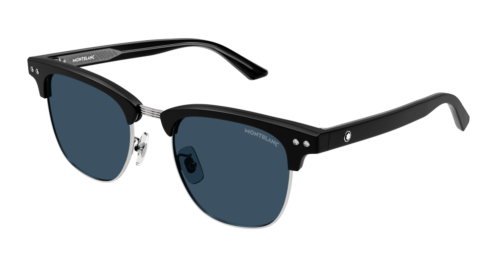 Montblanc Sunglasses Mens In Black Blue MB0382S-002