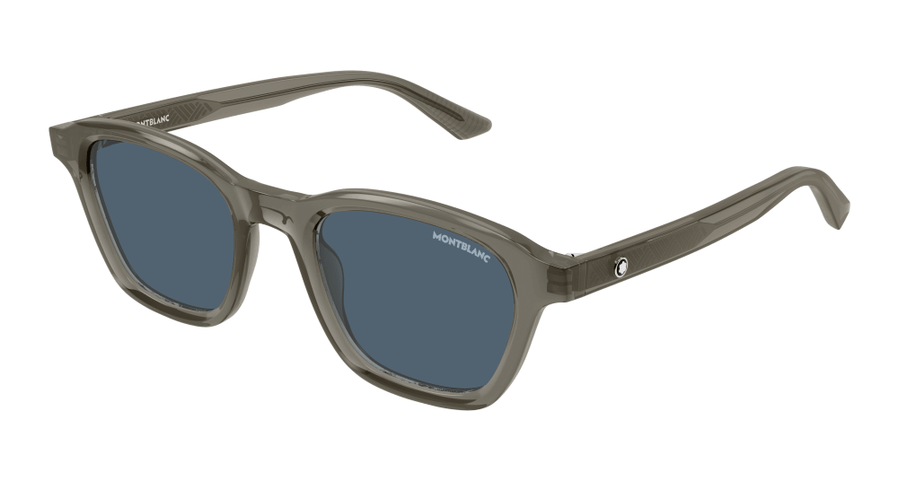 Montblanc Sunglasses Mens In Grey Blue MB0384S-003