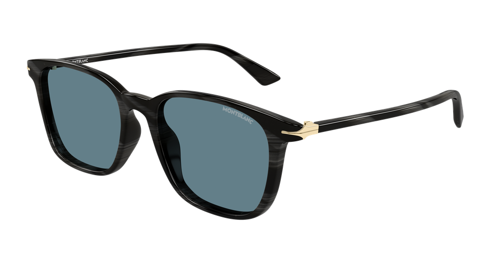 Montblanc Sunglasses Mens In Grey Shiny MB0338S-006
