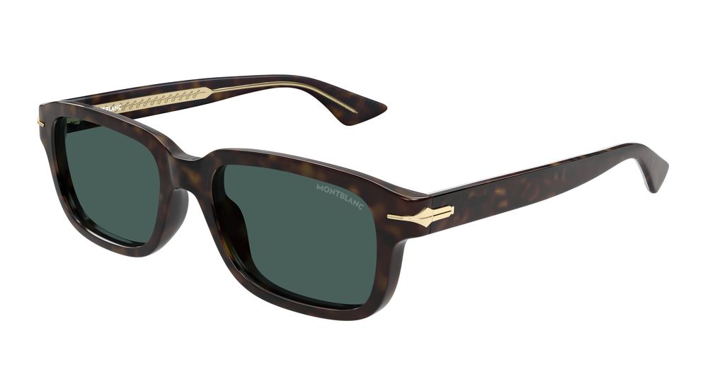Montblanc Sunglasses Mens In Havana Green MB0436S-002