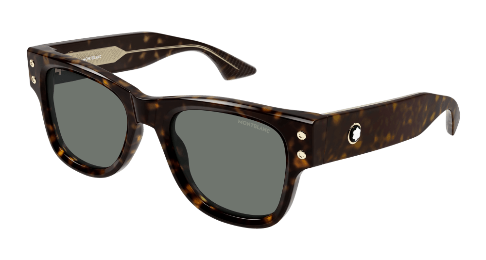 Montblanc Sunglasses Mens In Havana Grey MB0381S-002