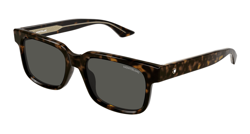 Montblanc Sunglasses Mens In Havana Grey MB0383S-002