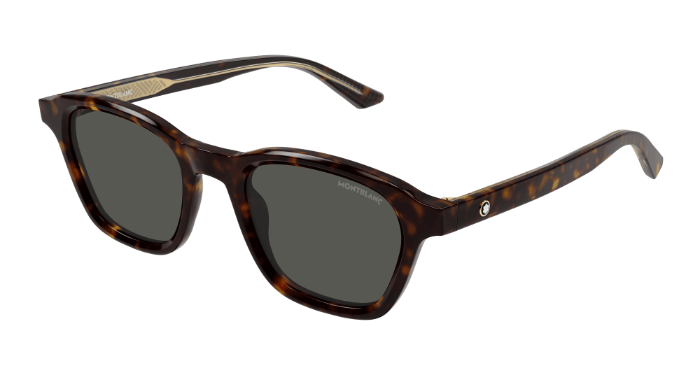 Montblanc Sunglasses Mens In Havana Grey MB0384S-002