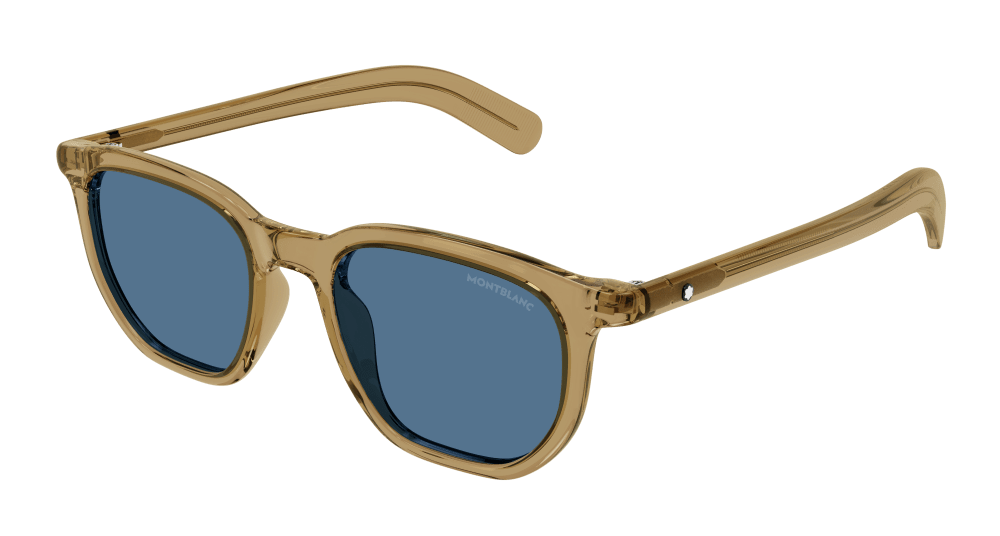 Montblanc Sunglass Man Brown Blue MB0352S-005