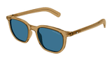 Montblanc Sunglass Man Brown Blue MB0352S-005
