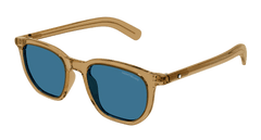 Montblanc Sunglass Man Brown Blue MB0352S-005