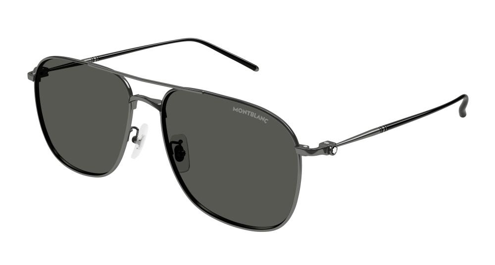 Montblanc Sunglasses Mens In Ruthenium Grey MB0417SA-002