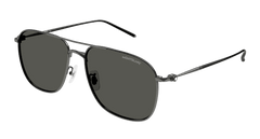 Montblanc Sunglasses Mens In Ruthenium Grey MB0417SA-002