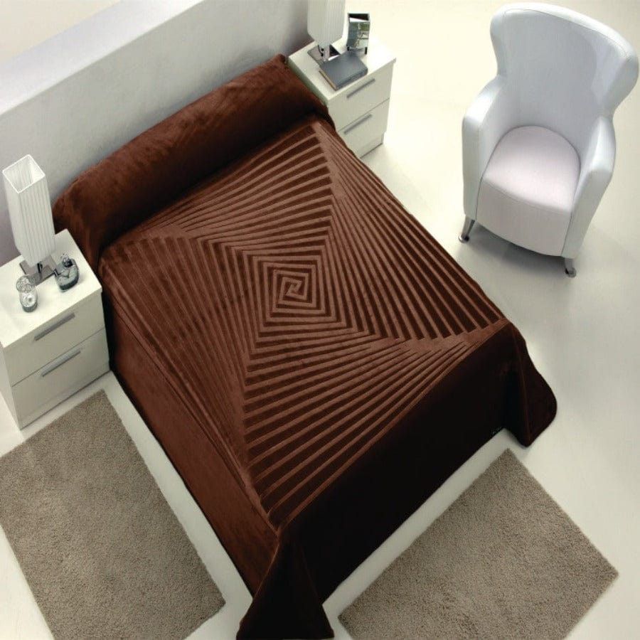 Mora Casa Moderna Blanket In Chocolate