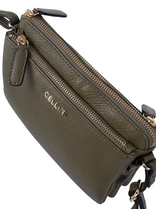 Cellini Diva Nova Multipocket Crossbody Jade