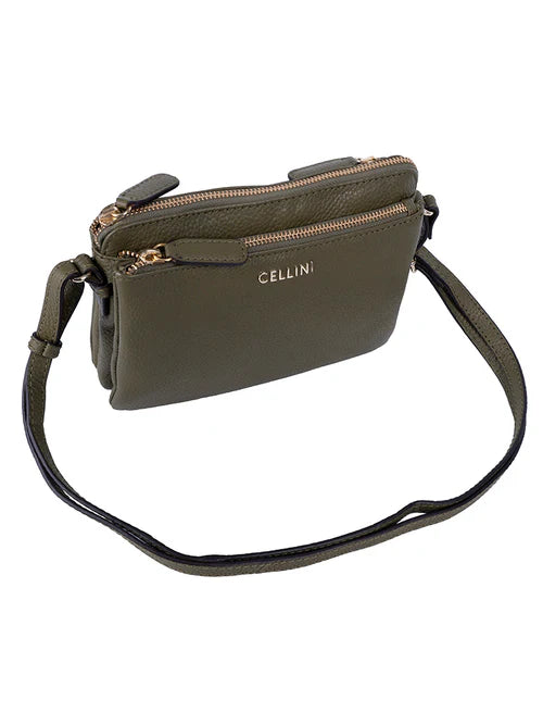 Cellini Diva Nova Multipocket Crossbody Jade