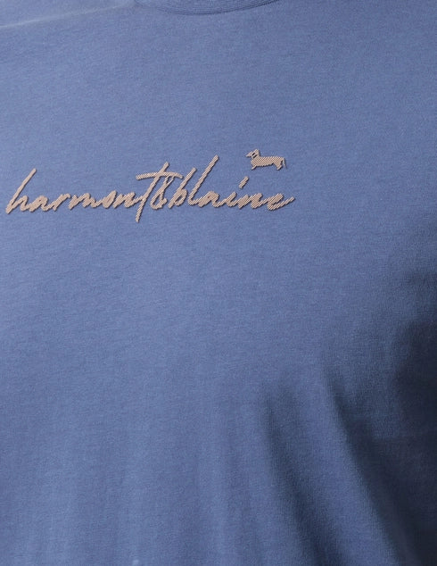 Harmont & Blaine Mens T-Shirt In Slate