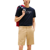 Tommy Hilfiger Mens Fathers Day Tee T-Shirts Navy