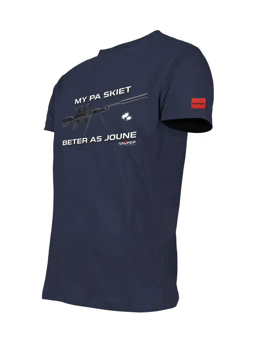 Sniper Mens My Pa T-Shirts In Navy