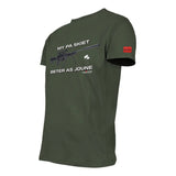 Sniper Mens My Pa T-Shirt In Olive