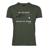 Sniper Mens My Pa T-Shirt In Olive