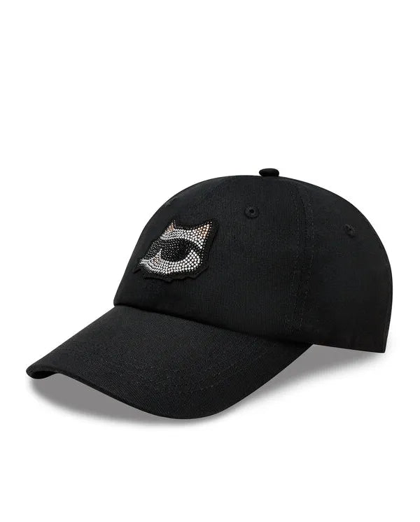 Karl Lagerfeld Womens k-Ikonik 2.0 Cap In Black