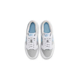 Nike Womens Dunk Low  Sneakers In White/Light Smoke Grey/Light Blue