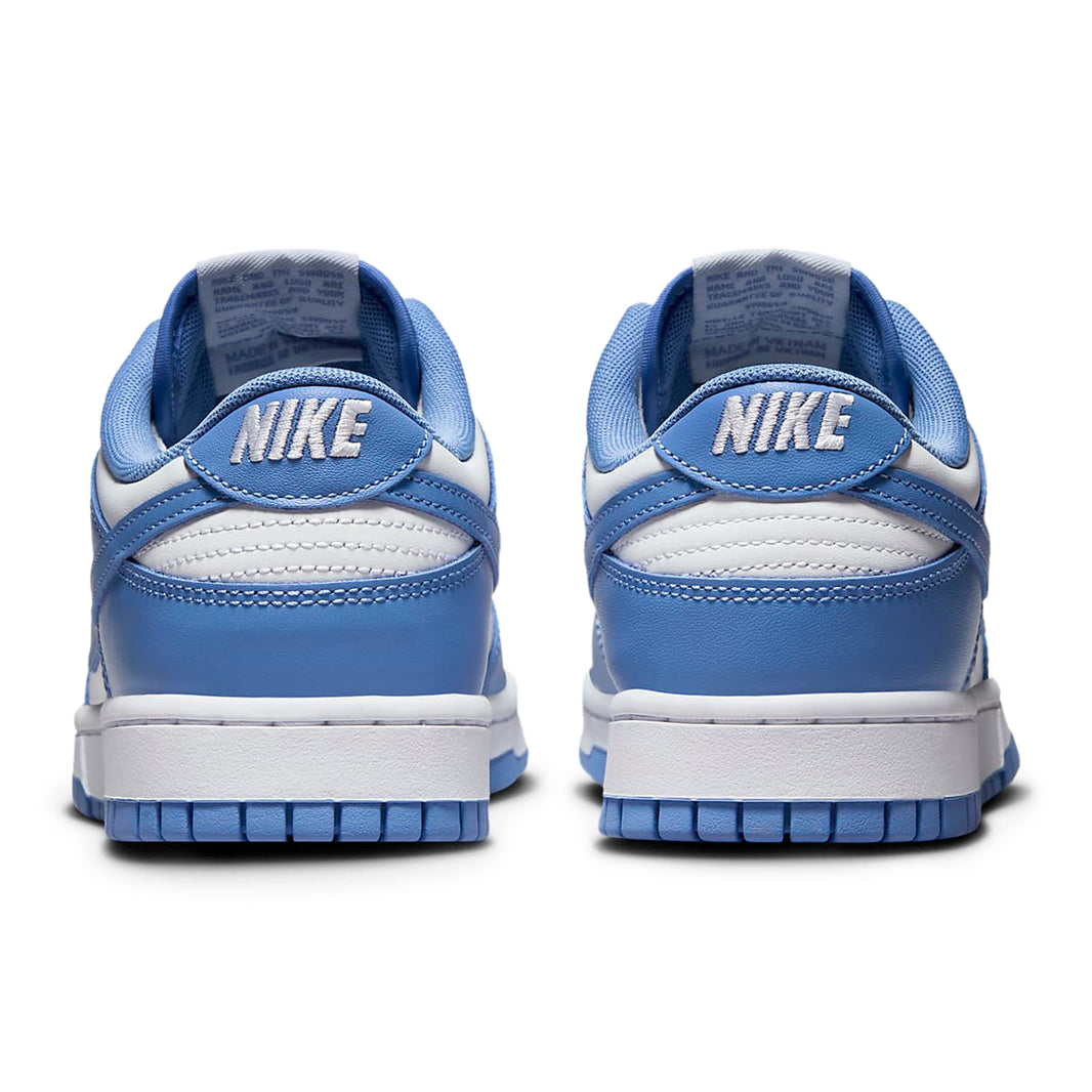 Nike Mens Dunk Low Retro Sneakers In White/Polar Blue