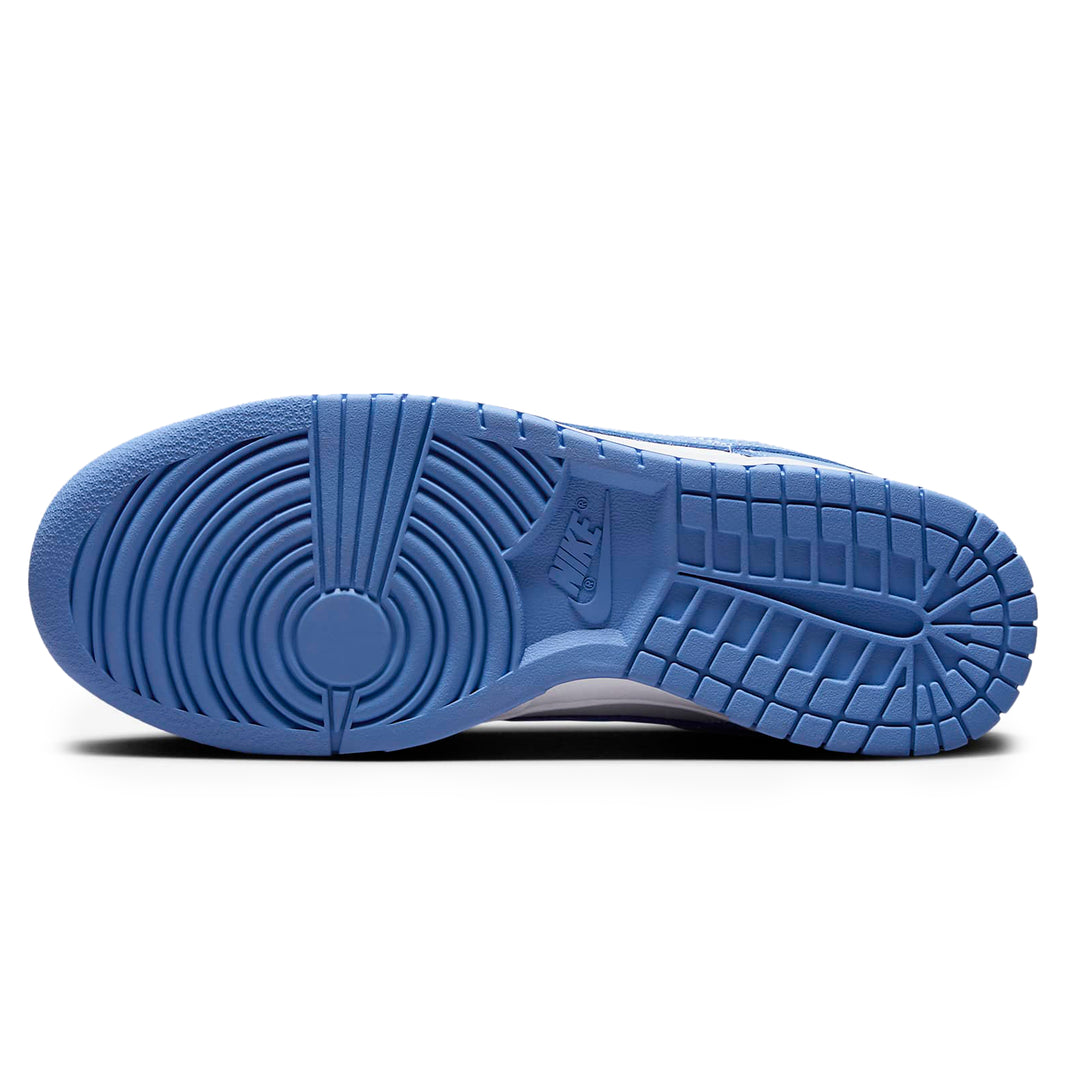 Nike Mens Dunk Low Retro Sneakers In White/Polar Blue