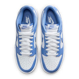 Nike Mens Dunk Low Retro Sneakers In White/Polar Blue
