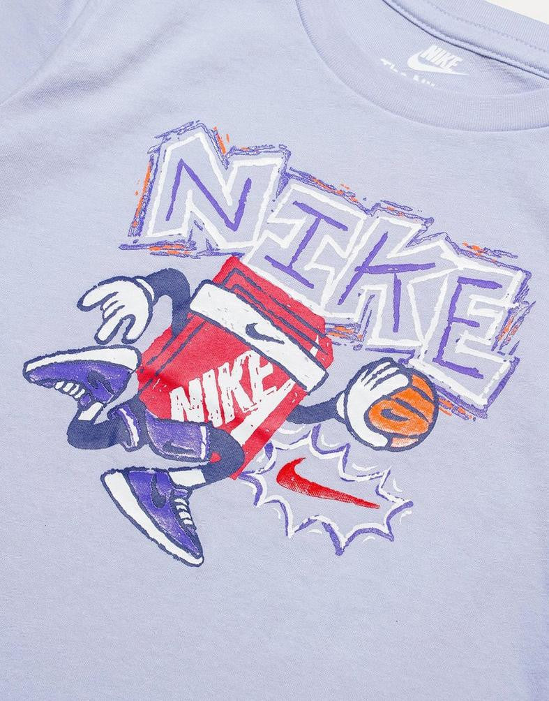 Nike Boys Chalky Boxy Ball Tee T-Shirt In Ghost