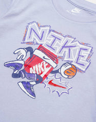 Nike Kiddies Boys Chalky Boxy Ball Tee T-Shirt In Ghost
