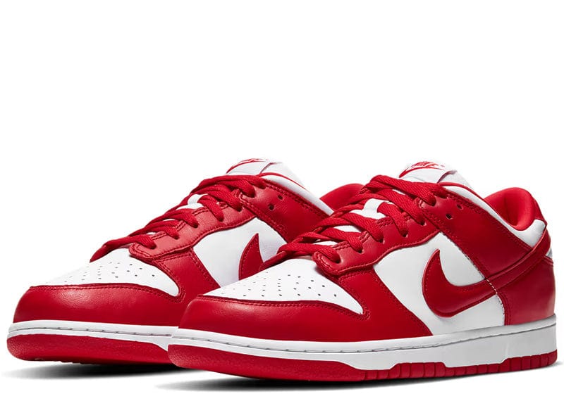 Nike Unisex Adults Dunk Low SP Sneakers In White/University Red