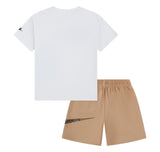 Nike Boys Nsw Itz Relaxed 2 Pcs T-Shirt & Shorts In Hemp