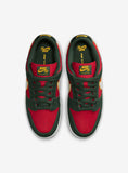 Nike Unisex Adults SB Dunk Low Pro Prm Sneakers In Green/White/Gold/Red