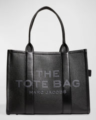 Marc Jacobs The Leather Large Tote Bag Black