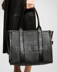 Marc Jacobs The Leather Large Tote Bag Black