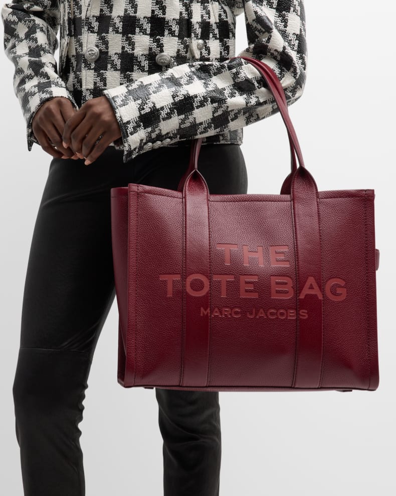 Marc Jacobs The Leather Large Tote Bag Cherry – Sedgars SA
