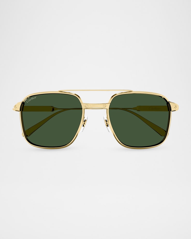 Cartier Mens Sunglasses In Gold