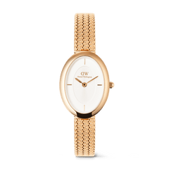 Daniel Wellington Juliette Braided Mesh White Sunray Rose Gold