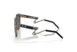 Oakley Mens Hstn Metal Round Sunglasses In Transparent Grey