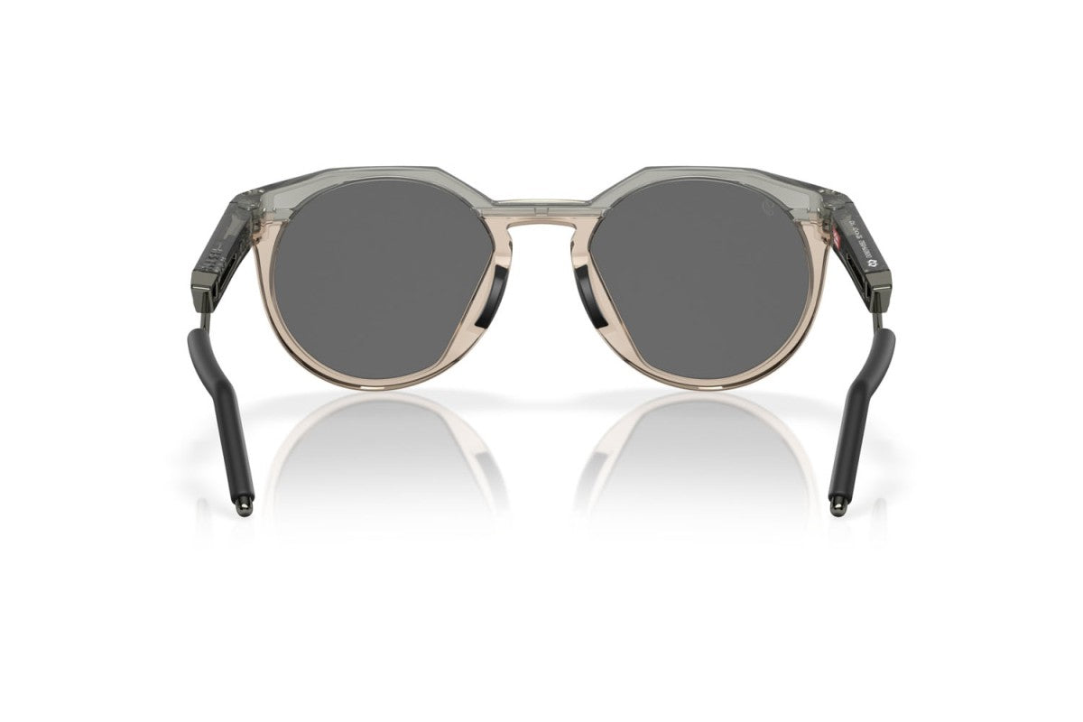 Oakley Mens Hstn Metal Round Sunglasses In Transparent Grey
