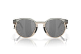 Oakley Mens Hstn Metal Round Sunglasses In Transparent Grey