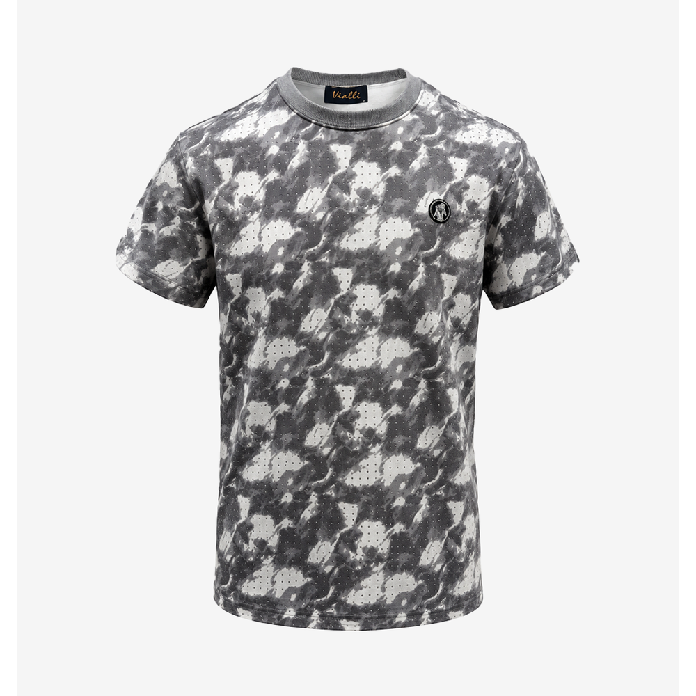 Vialli Grey Obtot T-Shirt In Grey