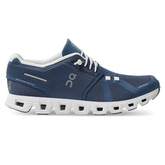 On Cloud Womens Cloud 5.0 Shoes Denim White