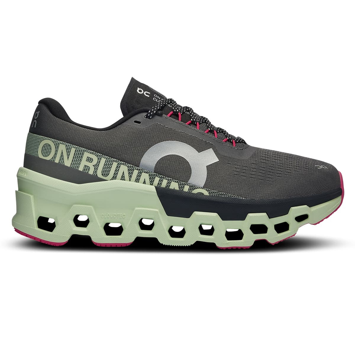 On Cloud Womens Cloudmonster 2.0 Shoes Asphalt