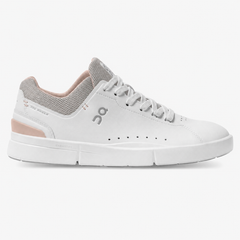 On Cloud Womens The Roger Advantage Shoes In White & Rose