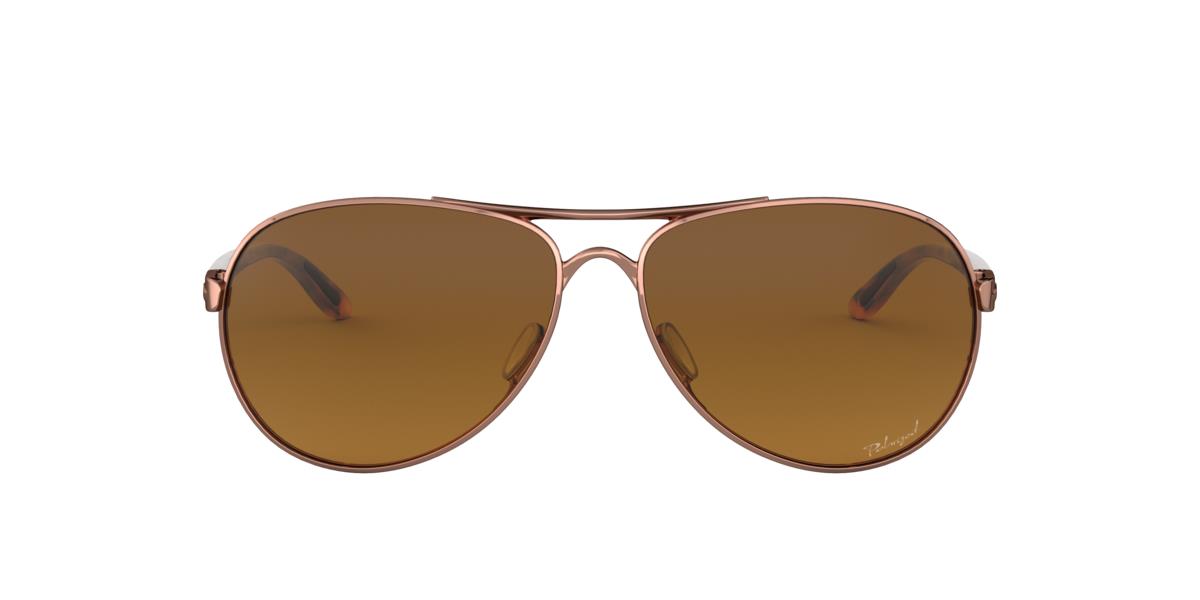 Oakley Feedback Unisex Sunglasses In Rose Gold