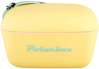 Polarbox 20L Cooler With Strap In Yellow And Turquoise