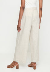 Polo Wmn Nia Linen Pant Stone