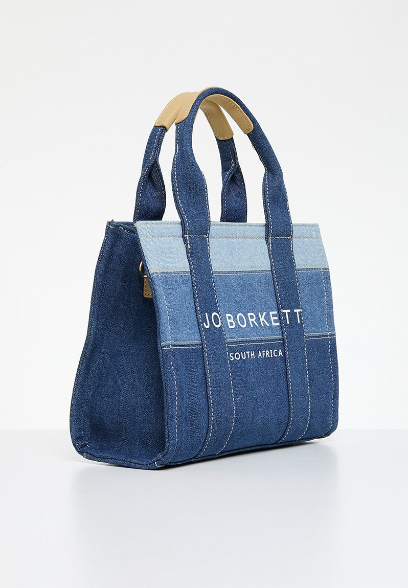 Jo Borkett Denim Large Shopper Blue