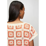 Mandi Ladies Knit T-Shirt In Orange